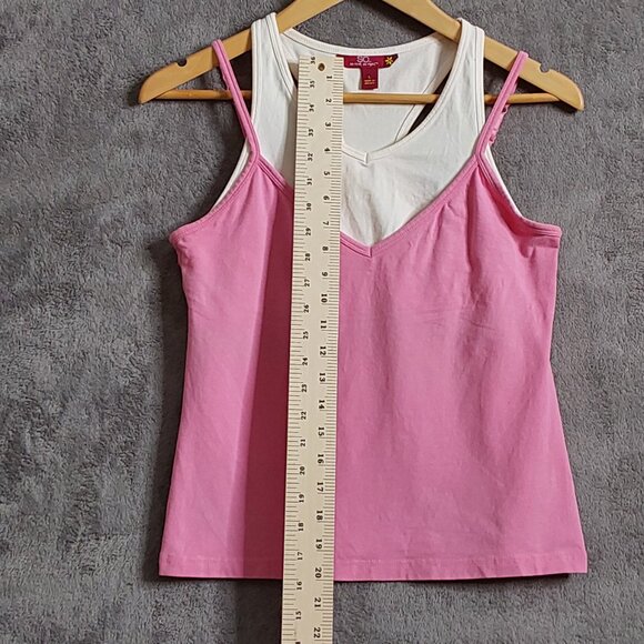Vintage SO Real SO Right  Pink & White Top Girls Size Large - Picture 4 of 5